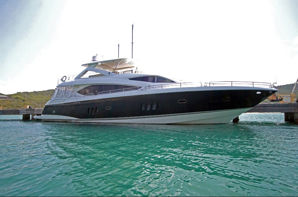 Professional boat wrap installation team in South Florida