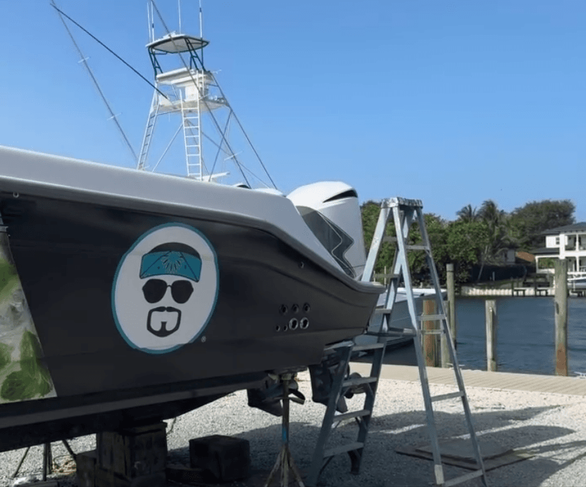 Fort Lauderdale Boat Wrap Transformation